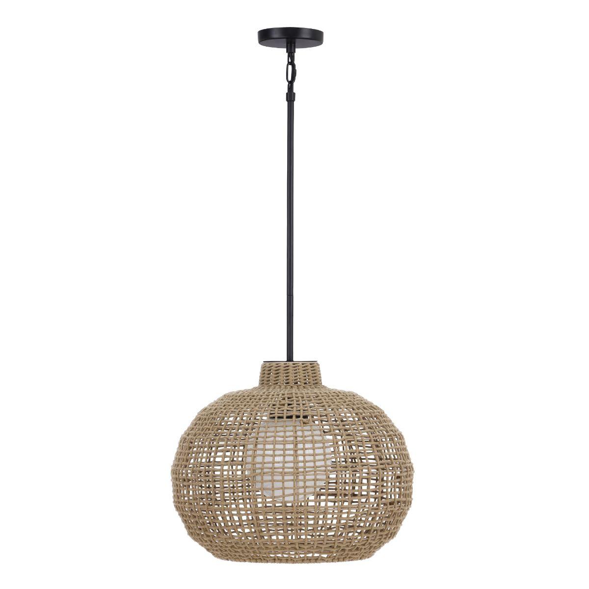 Markis 22 in. Outdoor Pendant Light khaki Finish - Bees Lighting