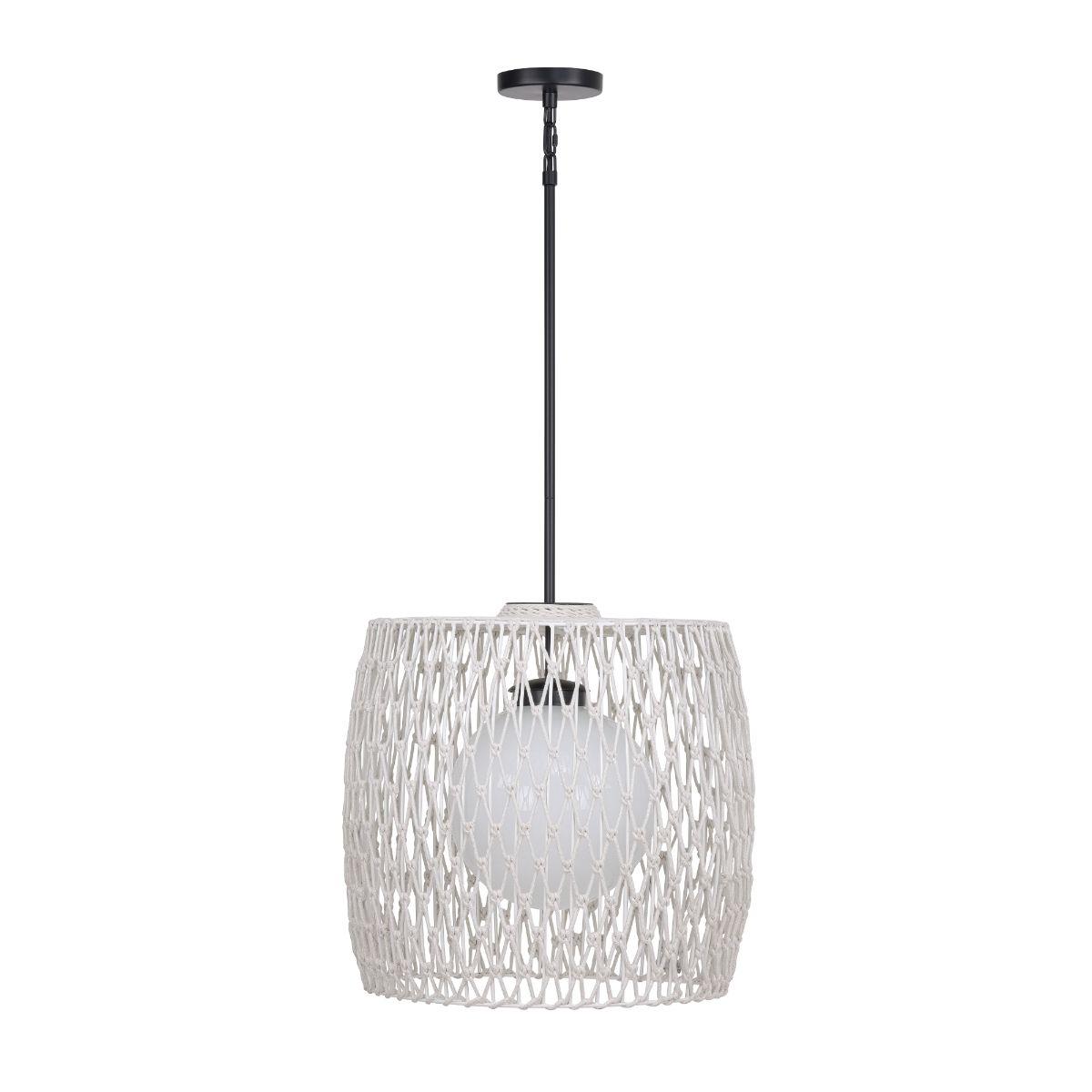 Lara 18 in. Outdoor Pendant Light natural Finish - Bees Lighting