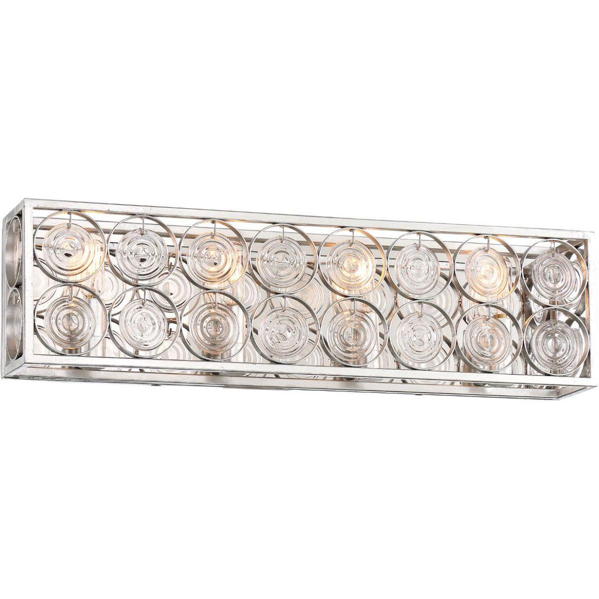 Culture Chic 25 in. 4 Lights Bath Bar Silver finish - Bees Lighting