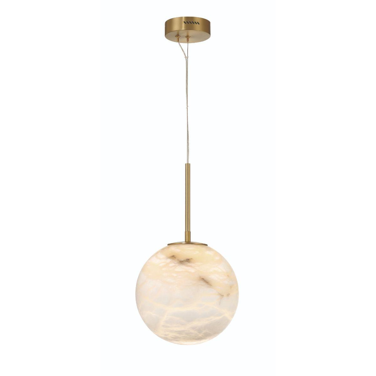 Kepler 12 in. LED Pendant Light gold Finish - Bees Lighting