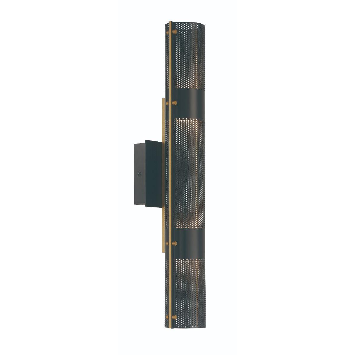 Westcliffe 23 in. LED Outdoor Wall Light black Finish