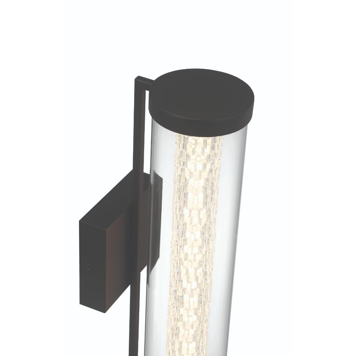 Savron 18 in. LED Outdoor Wall Light black Finish - Bees Lighting