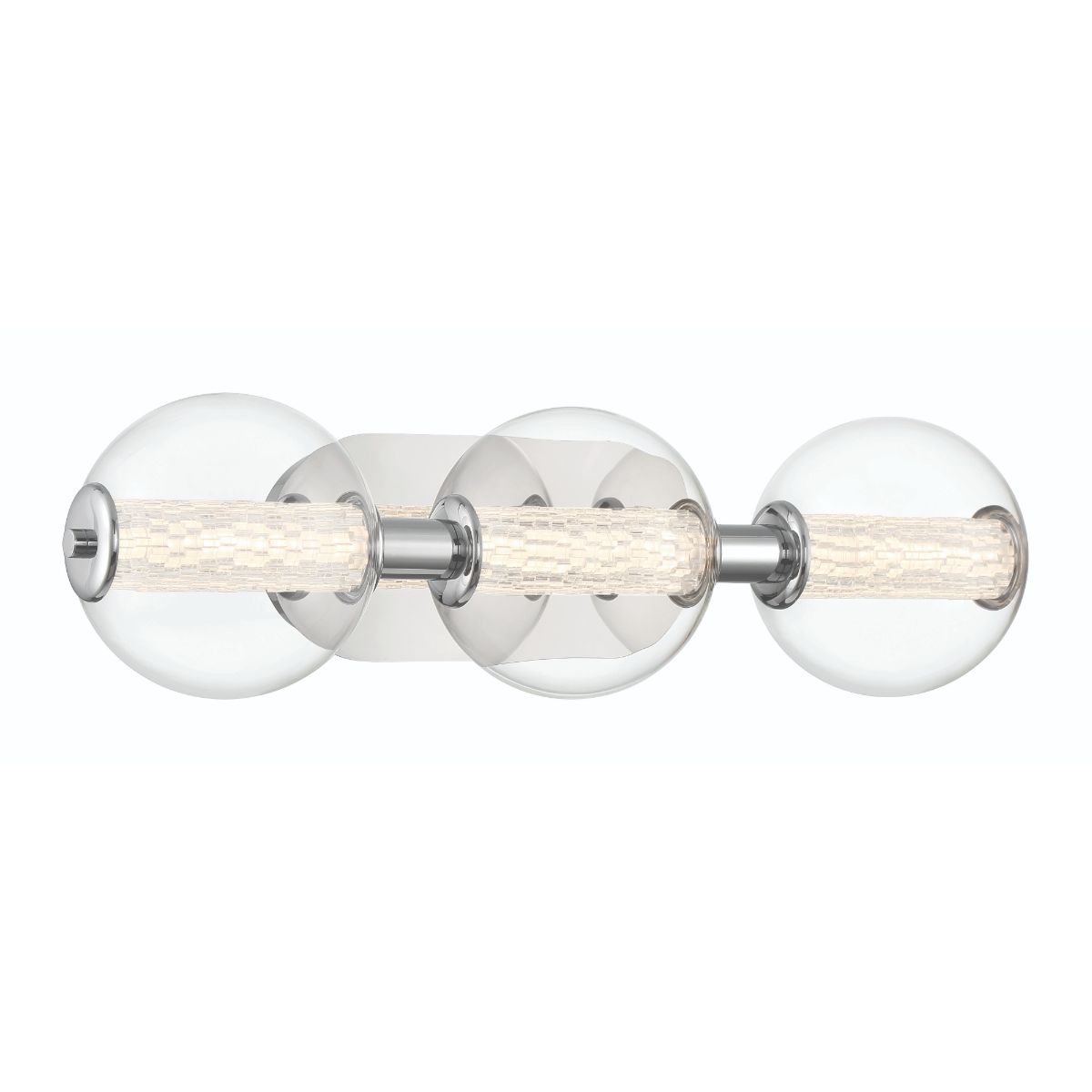 Atomo 25 in. 3 Lights LED Vanity Light chrome Finish - Bees Lighting
