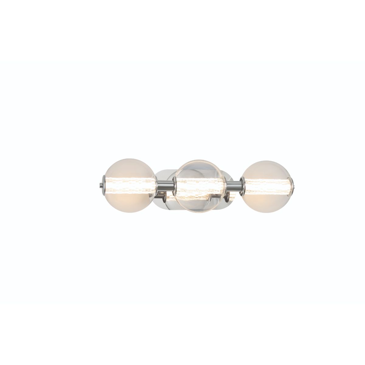 Atomo 25 in. 3 Lights LED Vanity Light chrome Finish - Bees Lighting