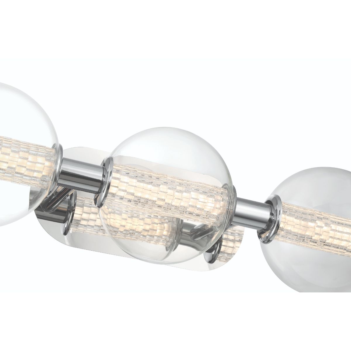 Atomo 25 in. 3 Lights LED Vanity Light chrome Finish - Bees Lighting