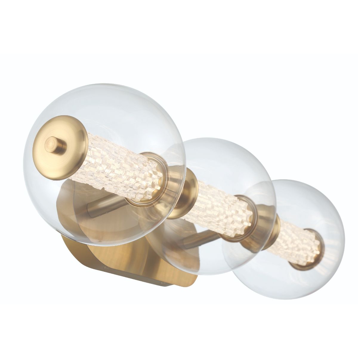 Atomo 25 in. 3 Lights LED Vanity Light gold Finish - Bees Lighting