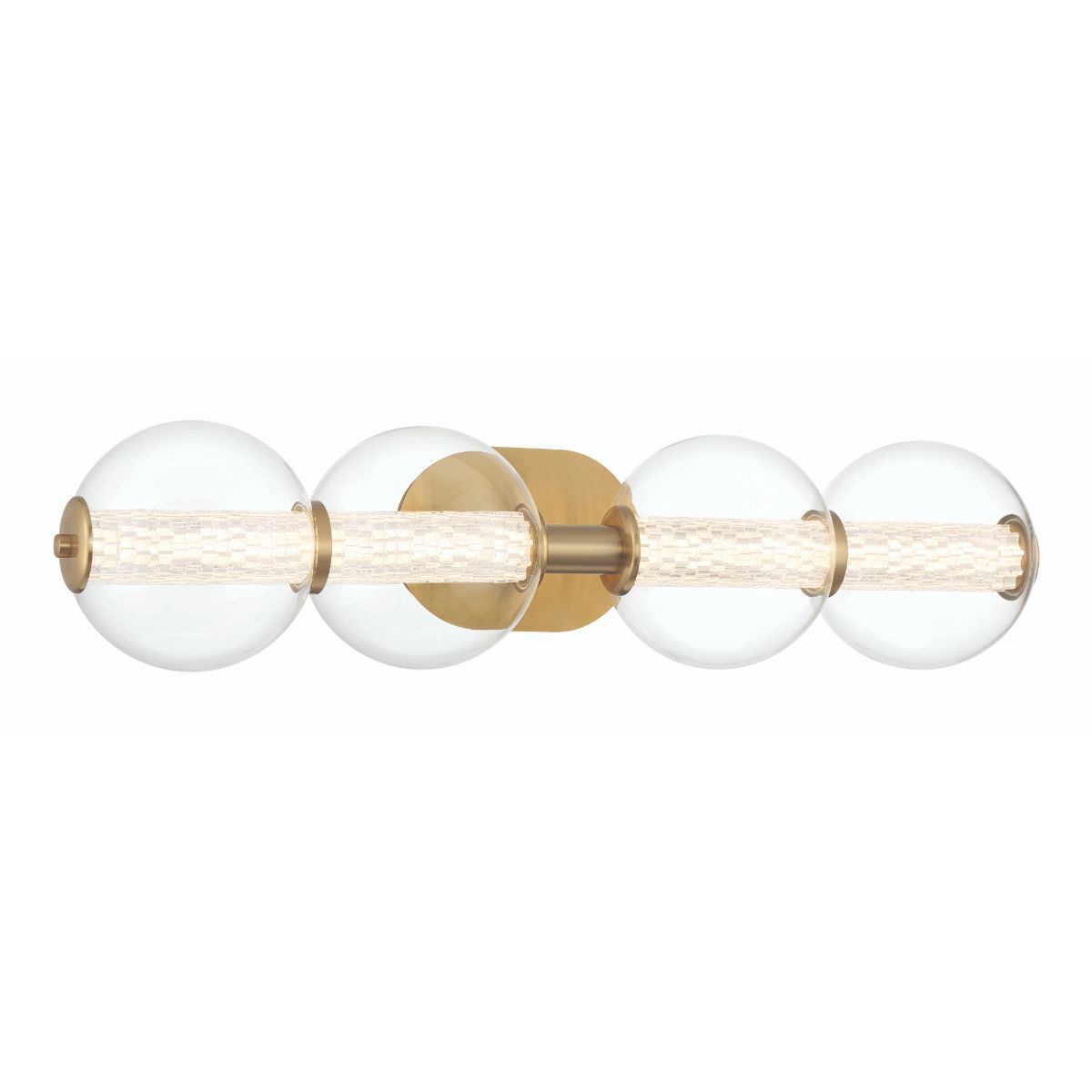 Atomo 25 in. 4 Lights LED Vanity Light gold Finish - Bees Lighting