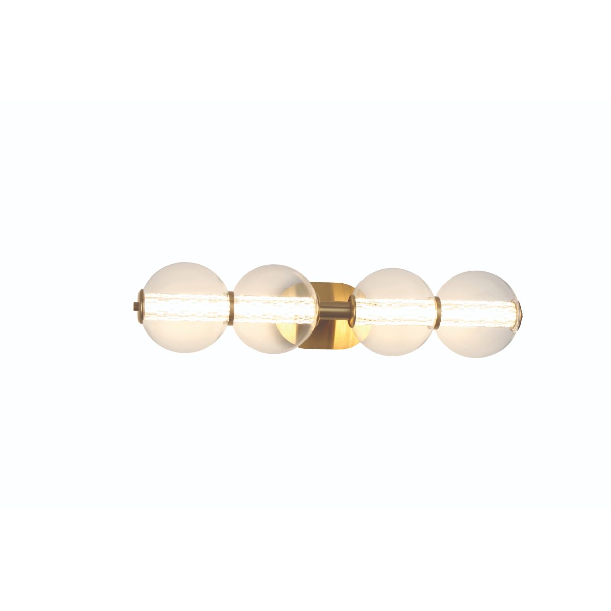 Atomo 25 in. 4 Lights LED Vanity Light gold Finish - Bees Lighting