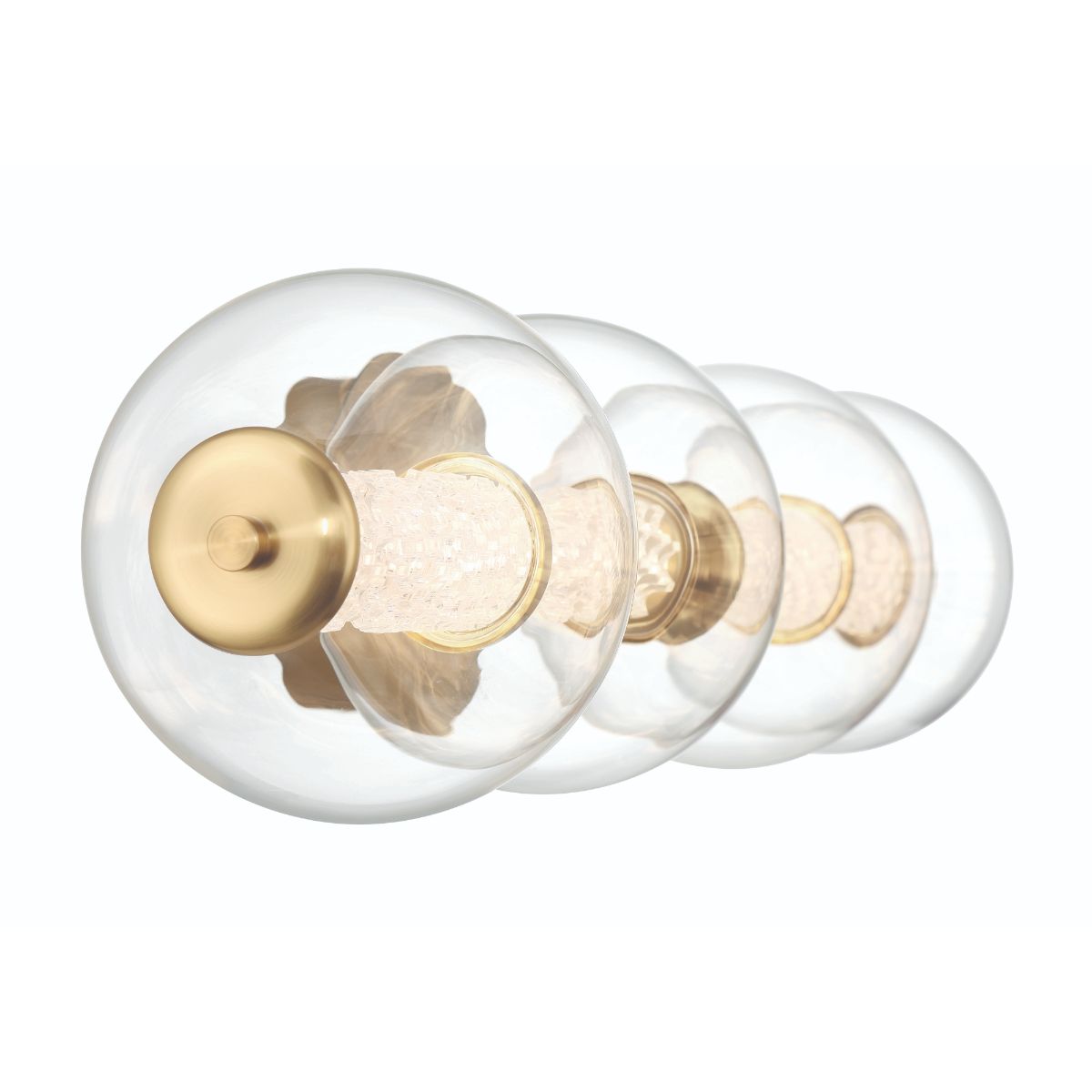 Atomo 25 in. 4 Lights LED Vanity Light gold Finish - Bees Lighting