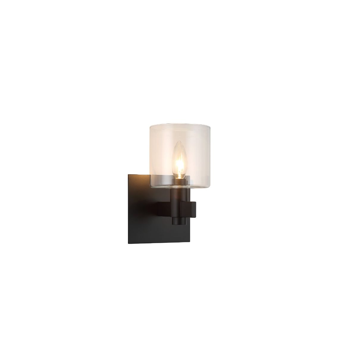 Decato 9 in. Wall Sconce black Finish - Bees Lighting