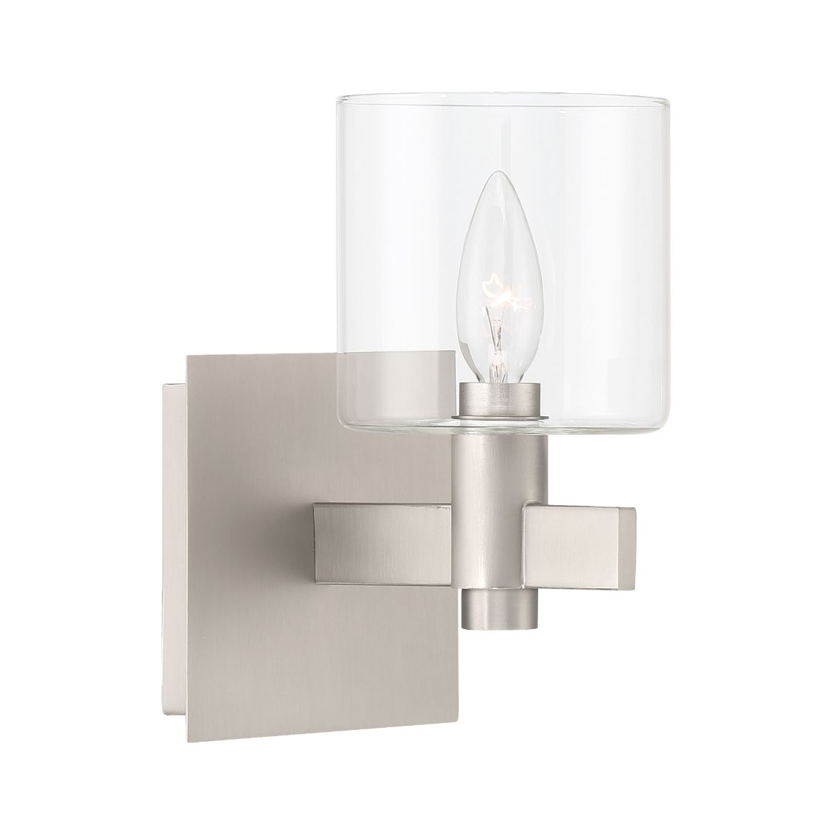Decato 9 in. Wall Sconce satin nickel Finish - Bees Lighting