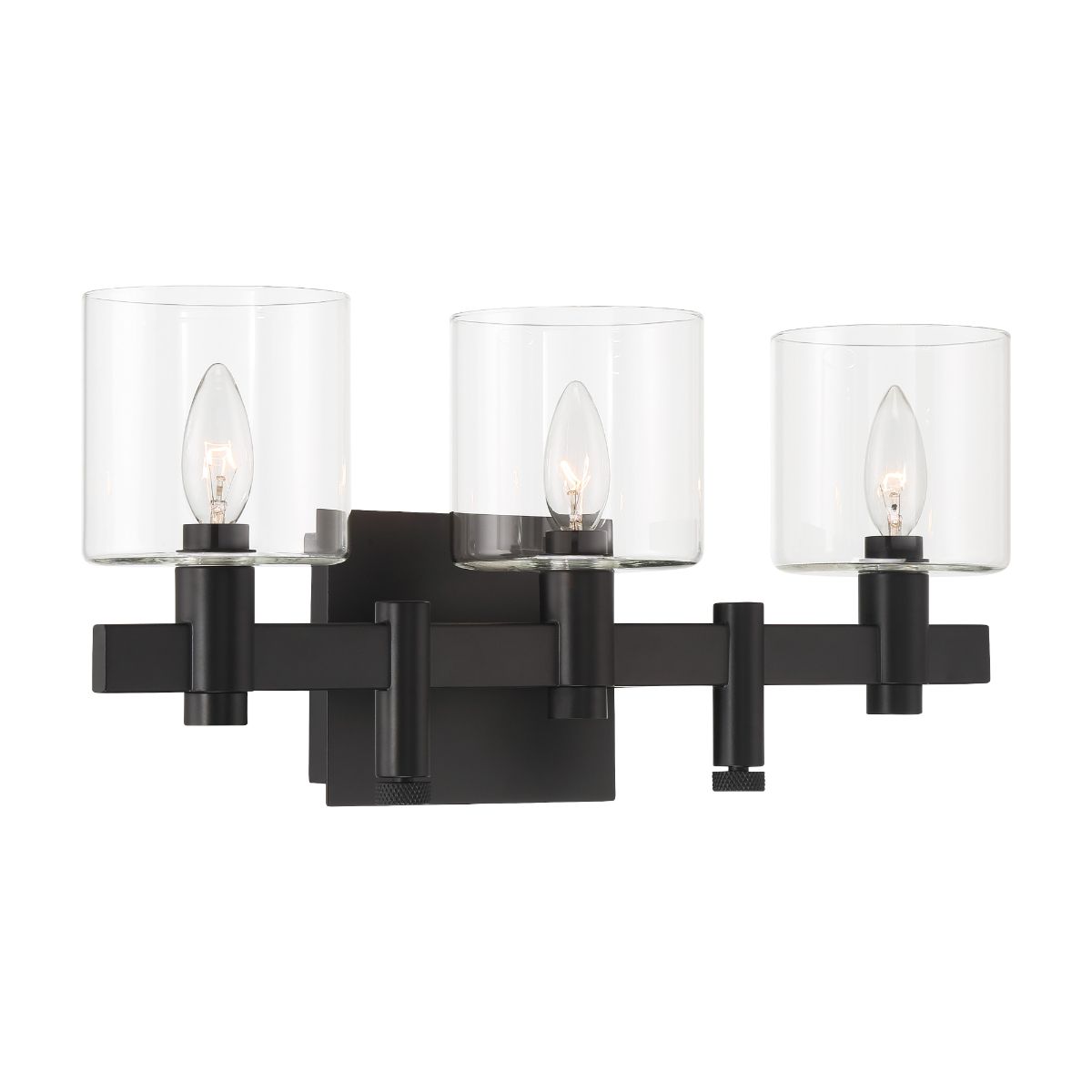 Decato 21 in. 3 Lights Vanity Light black Finish - Bees Lighting