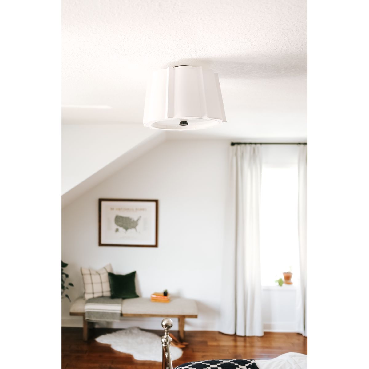 Humphrey 17 in. 2 lights Semi flush Mount Light Old Bronze finish - Bees Lighting