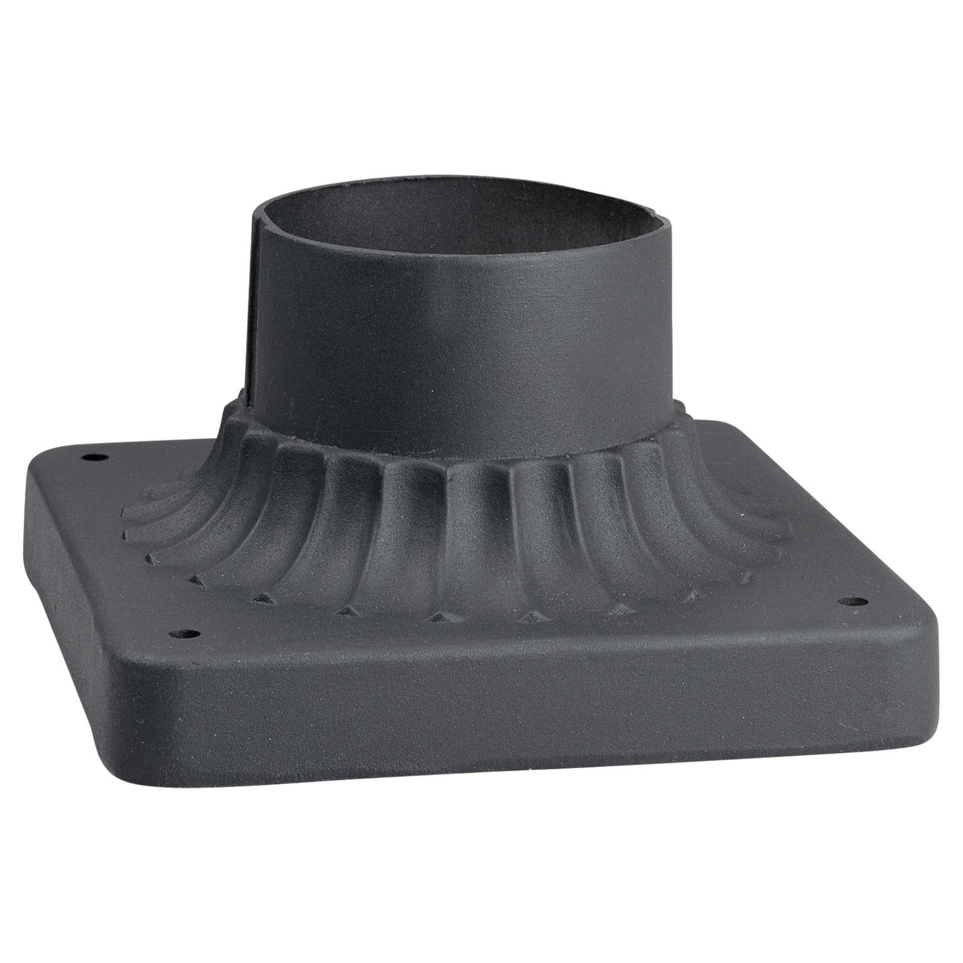 6" Pier Mount, Sand Coal Finish - Bees Lighting