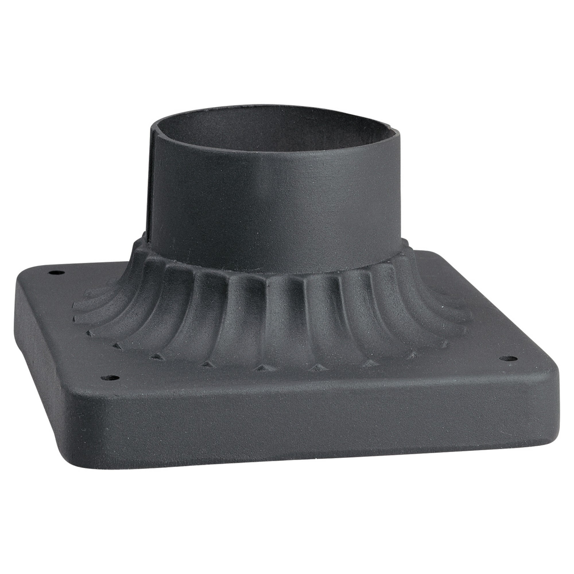 6" Pier Mount, Sand Coal Finish - Bees Lighting