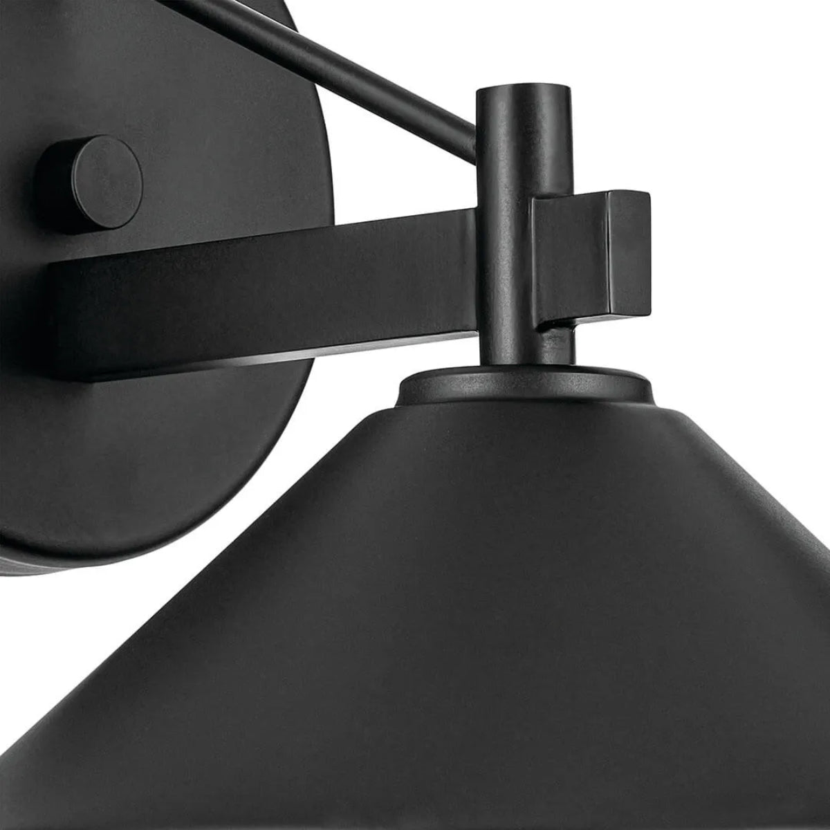 Ripley 8" 1-Light Outdoor Wall Light, Black Finish - Bees Lighting