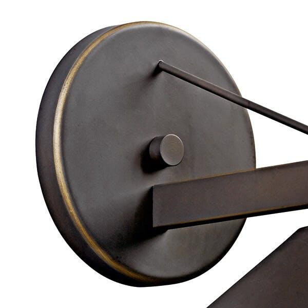Ripley 12" 1-Light Outdoor Wall Light, Old Bronze Finish - Bees Lighting