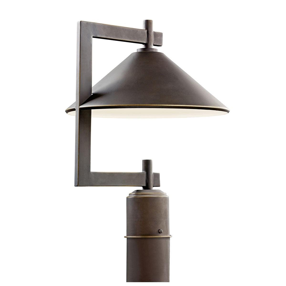 Ripley 16" Outdoor Post Light, Old Bronze Finish - Bees Lighting