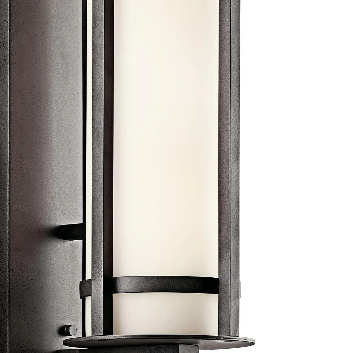 Camden 22 In 2-Lights Outdoor Wall Light With Satin Etched Opal Glass, Bronze Finish - Bees Lighting