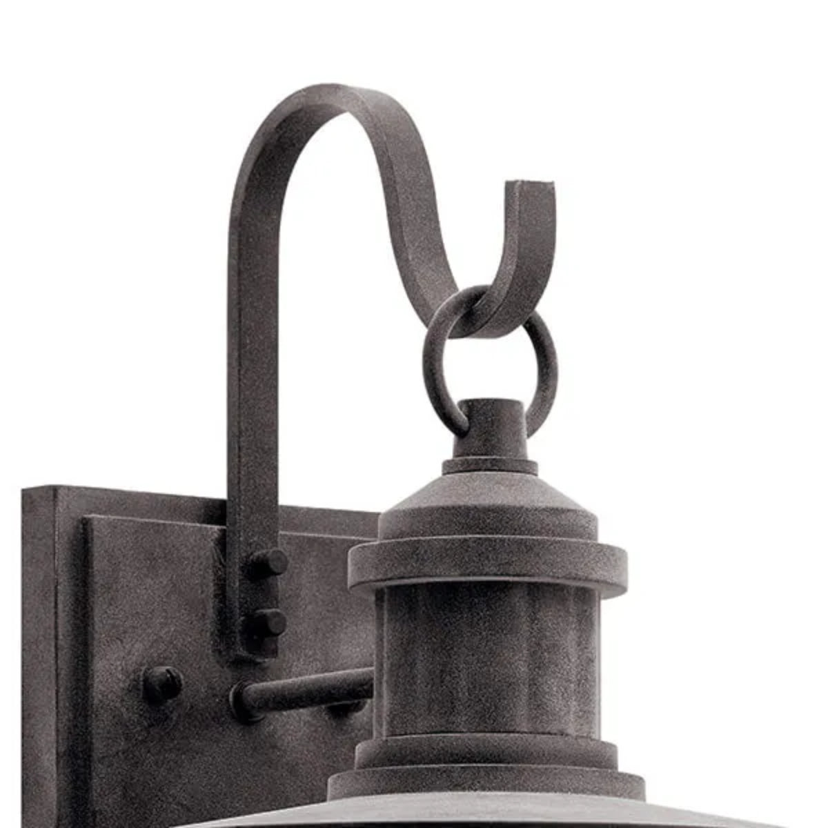 Riverwood 17" 1-Light Outdoor Wall Light With Clear Seeded Glass, Bronze Finish - Bees Lighting