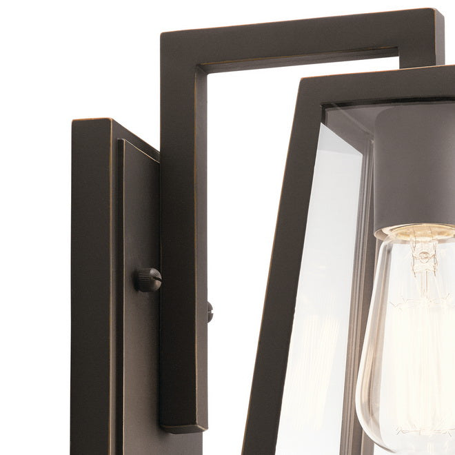 Delison 12 in. Outdoor Wall Sconce Rubbed Bronze Finish - Bees Lighting