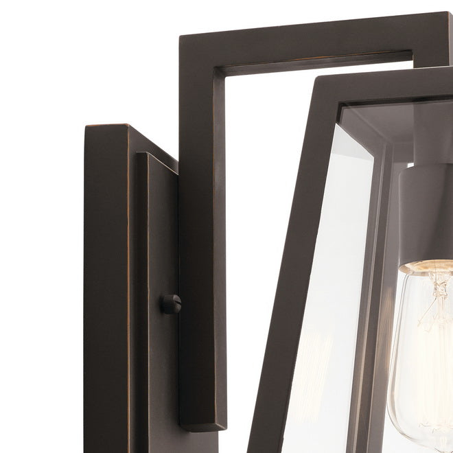 Delison 14 in Outdoor Wall Sconce Rubbed Bronze Finish - Bees Lighting