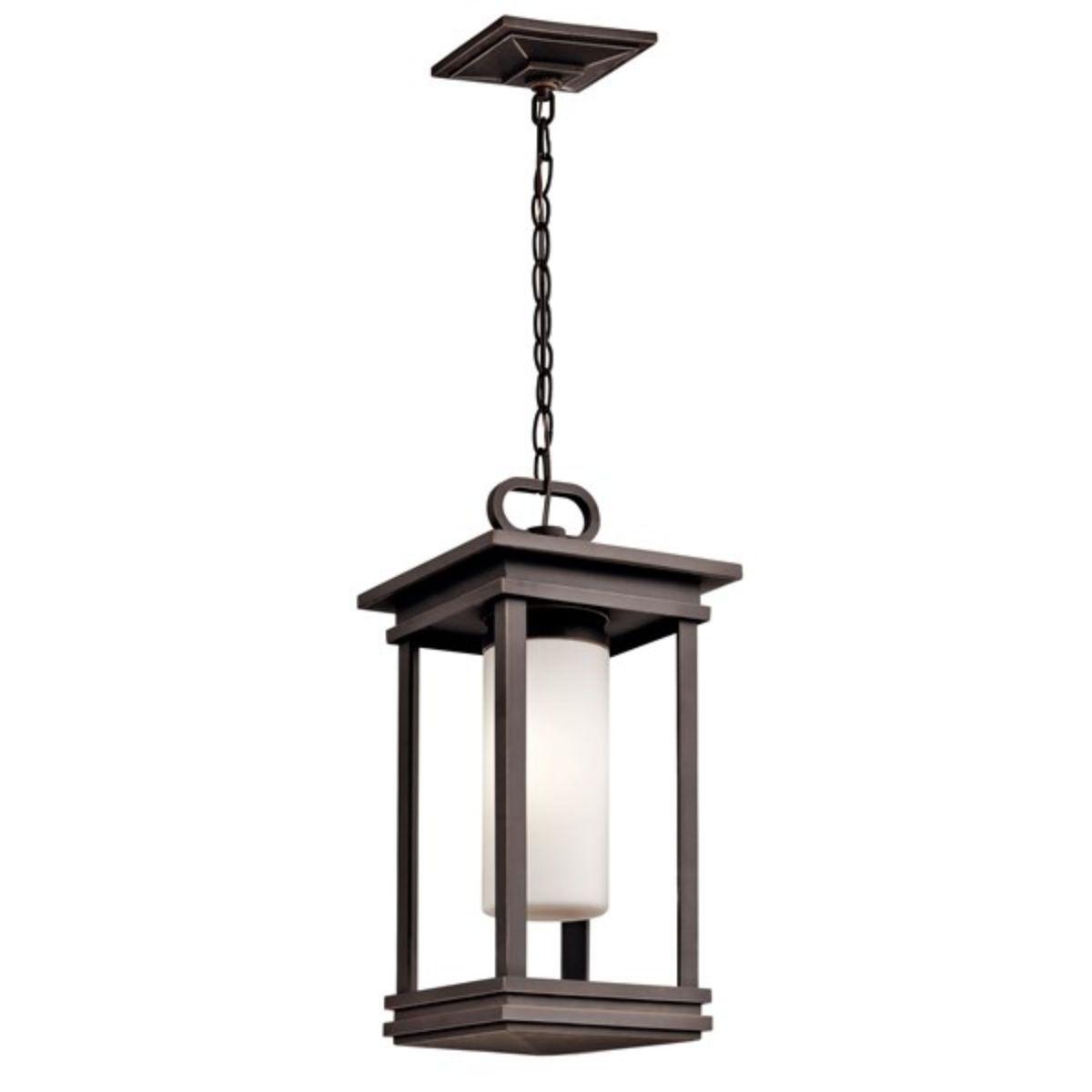 South Hope 19 In. Outdoor Hanging Lantern Bronze Finish - Bees Lighting