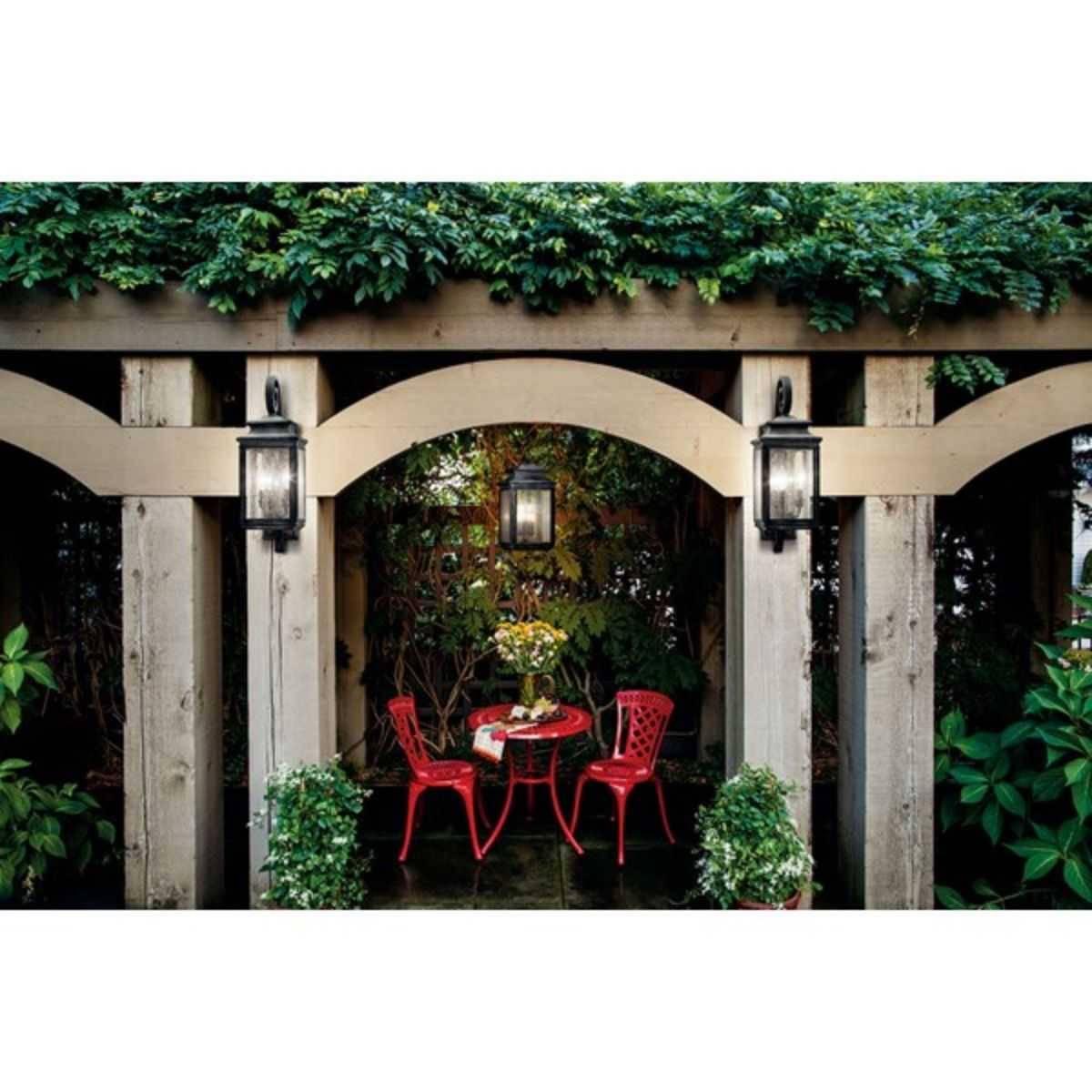 Wiscombe Park 23 In. 4 Lights Outdoor Hanging Lantern - Bees Lighting