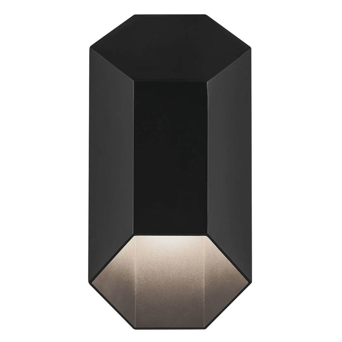 Estella 12" 1-Light LED Outdoor Wall Light Dark Sky Compliant, Black Finish - Bees Lighting