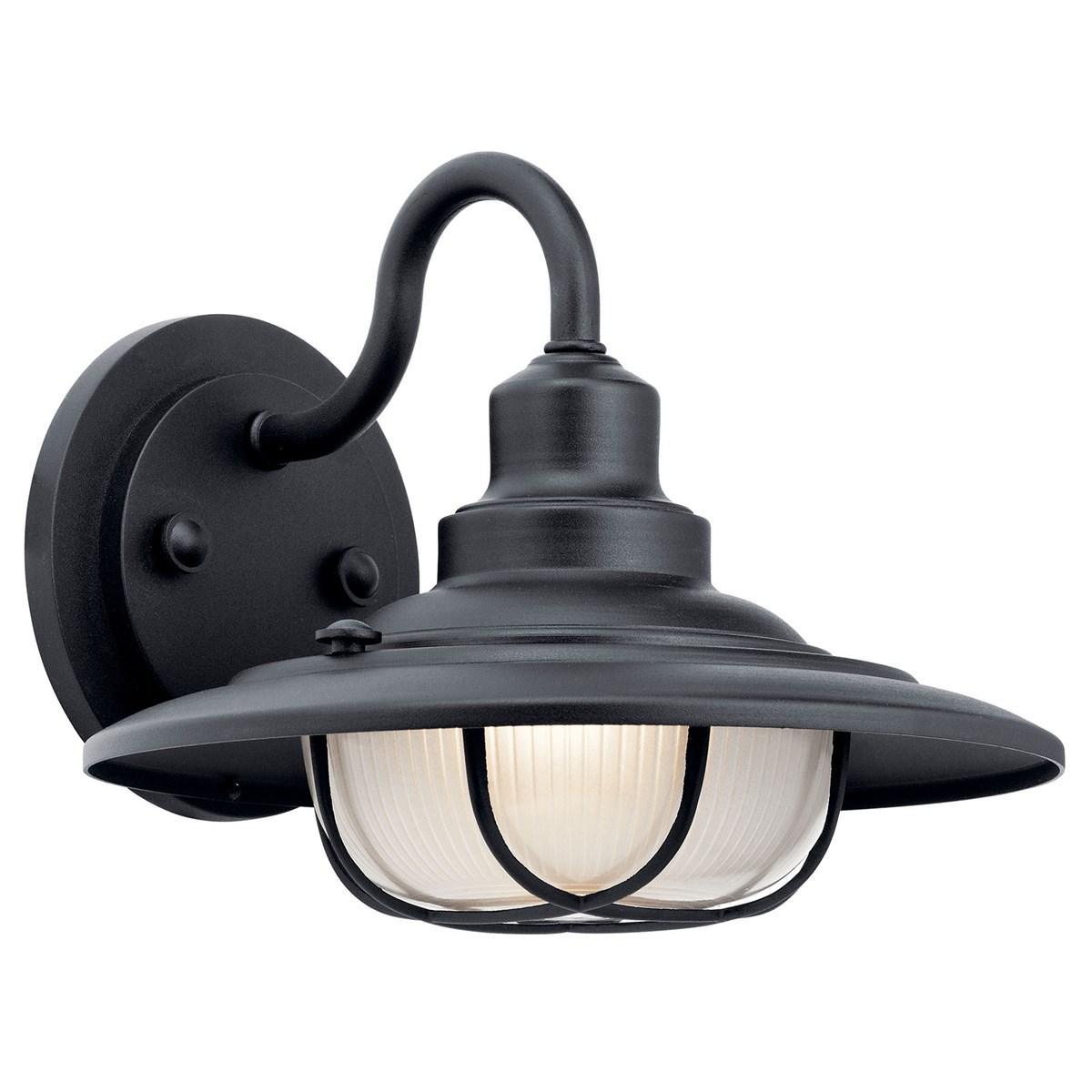 Harvest Ridge 11 in. Outdoor Barn Light Black Finish