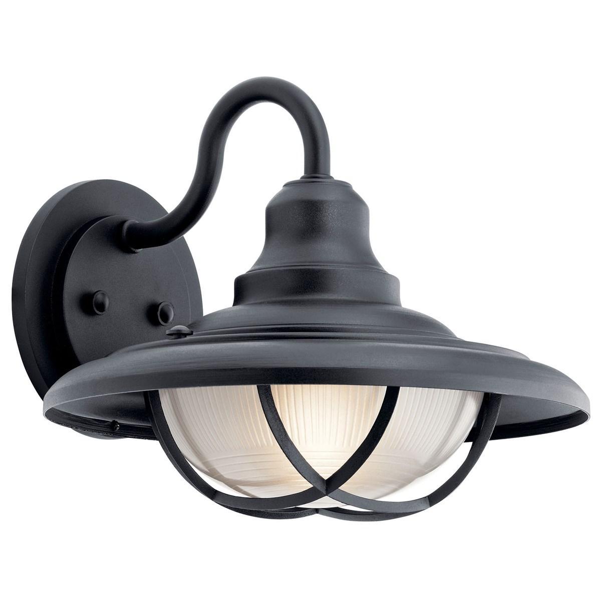 Harvest Ridge 15 in. Outdoor Barn Light Black Finish