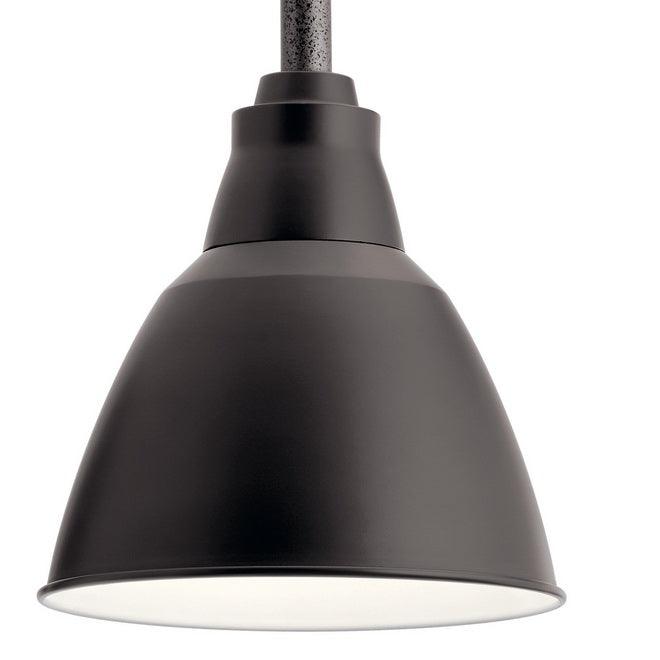 Pellinord 8 in. Outdoor Wall Light Black Finish - Bees Lighting
