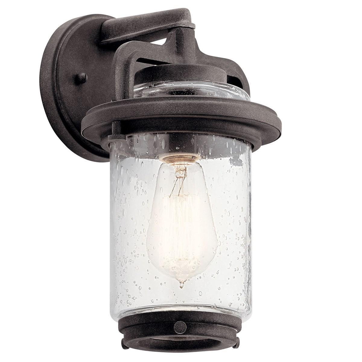 Andover Outdoor Wall Sconce Weathered Zinc - Bees Lighting