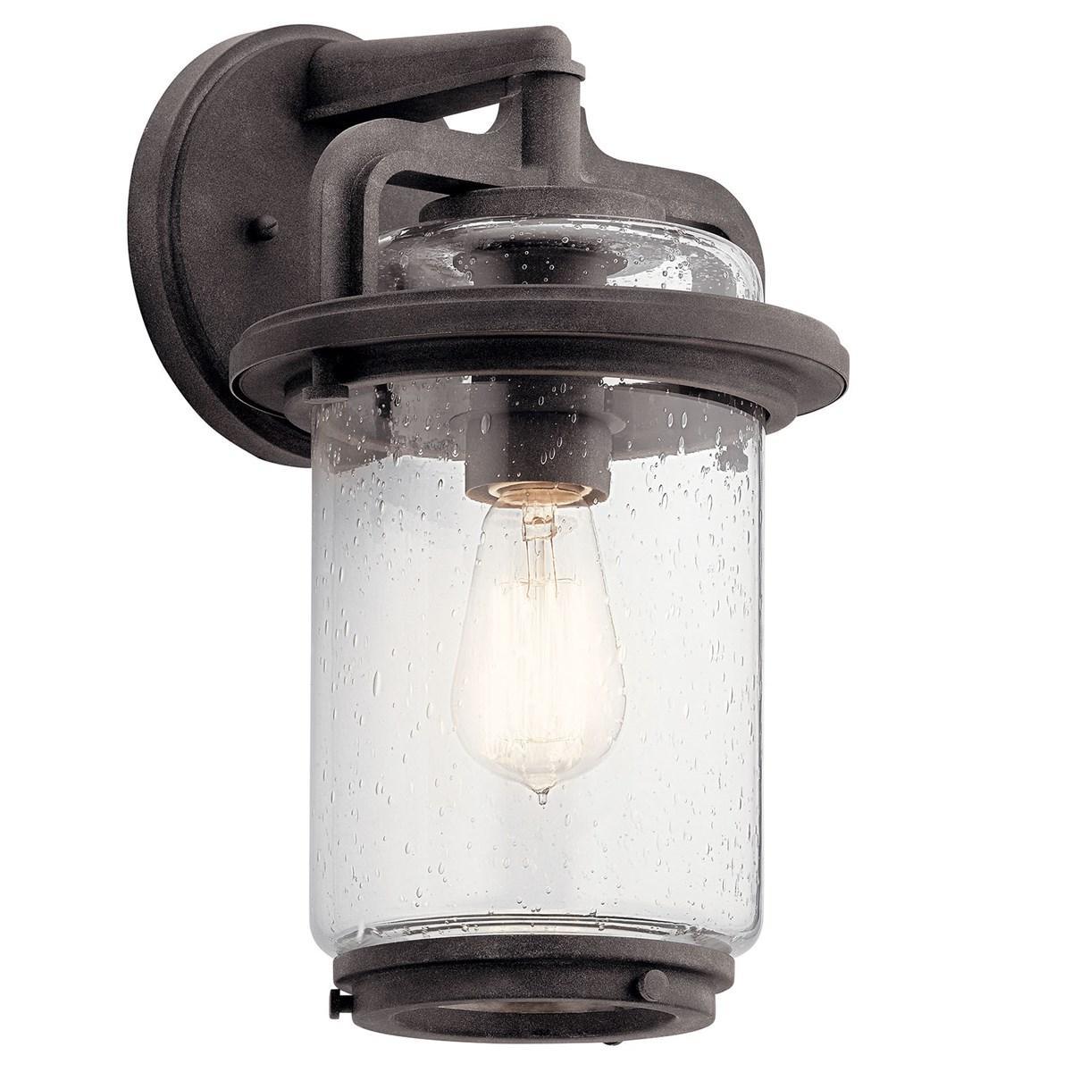 Andover Outdoor Wall Sconce Weathered Zinc - Bees Lighting