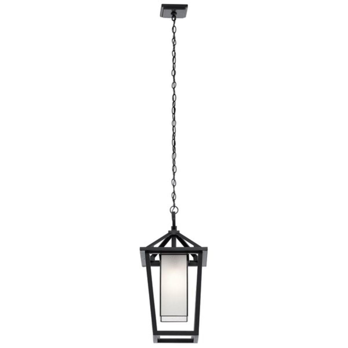 Pai 24 In. Outdoor Hanging Lantern Black Finish - Bees Lighting