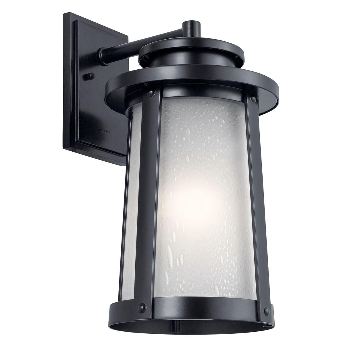 Harbor Bay 19 in. Outdoor Wall Sconce Black Finish