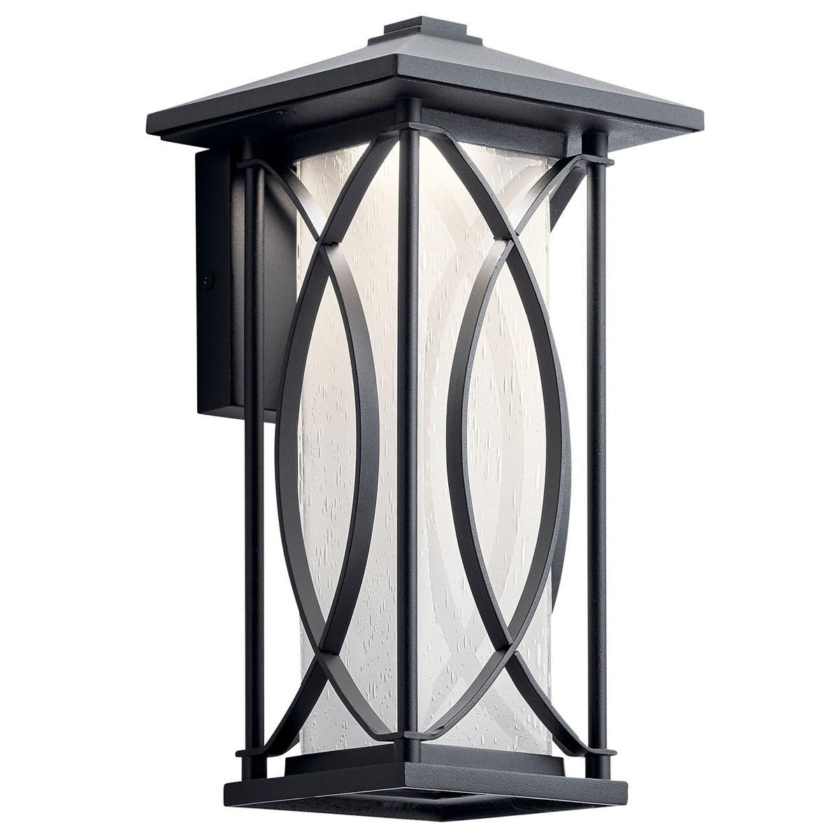 Ashbern 13 in. LED Outdoor Wall Sconce 300 Lumens 3000K Black Finish