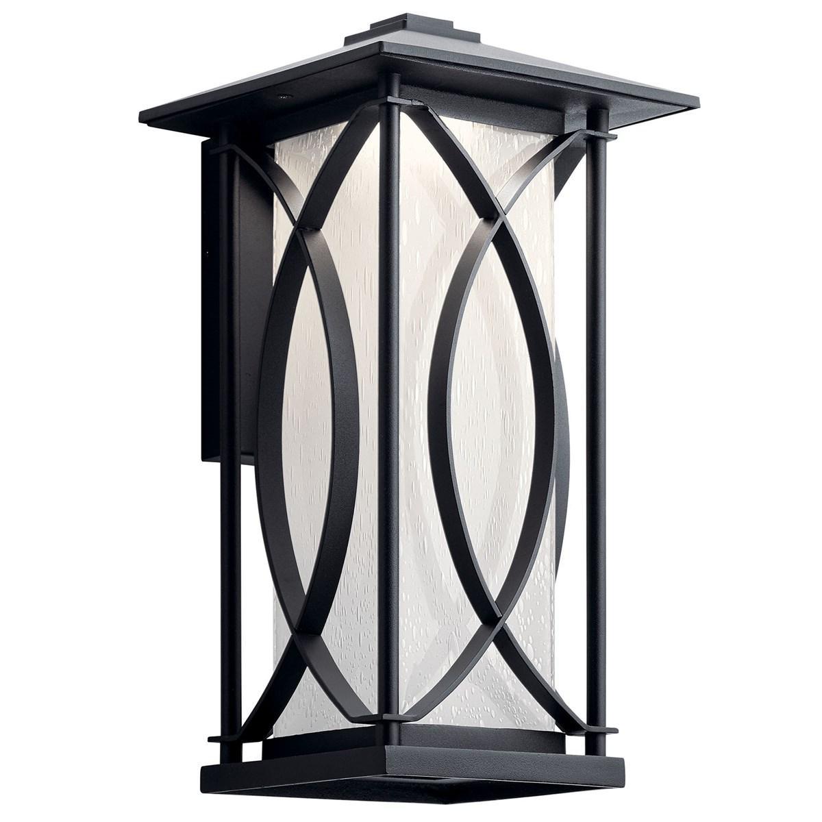 Ashbern 15 in. LED Outdoor Wall Sconce 300 Lumens 3000K Black Finish