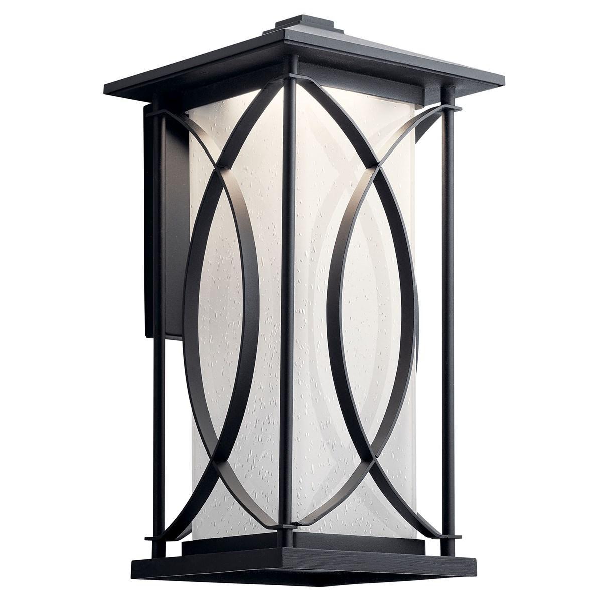 Ashbern 18 in. LED Outdoor Wall Sconce 625 Lumens 3000K Black Finish