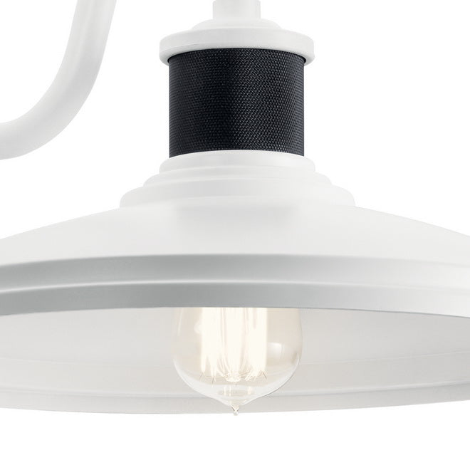 Allenbury 14 in. Outdoor Barn Light White Finish - Bees Lighting