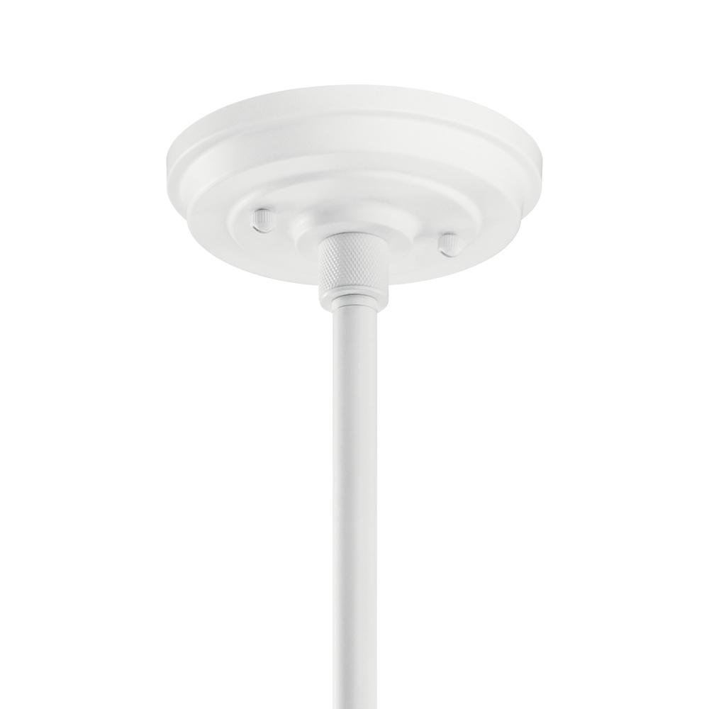 Allenbury 12 in. Pendant Light White Finish - Bees Lighting