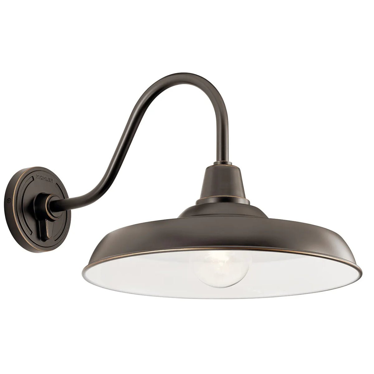 Pier 16" 1-Light Outdoor Wall Light, Bronze Finish - Bees Lighting