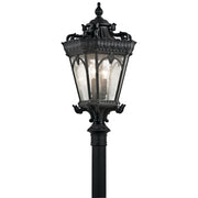 Tournai 30" 4-Light Outdoor Post Light, Textured Black Finish - Bees Lighting