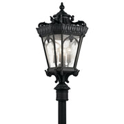 Tournai 38" 4-Light Outdoor Post Light, Textured Black Finish - Bees Lighting