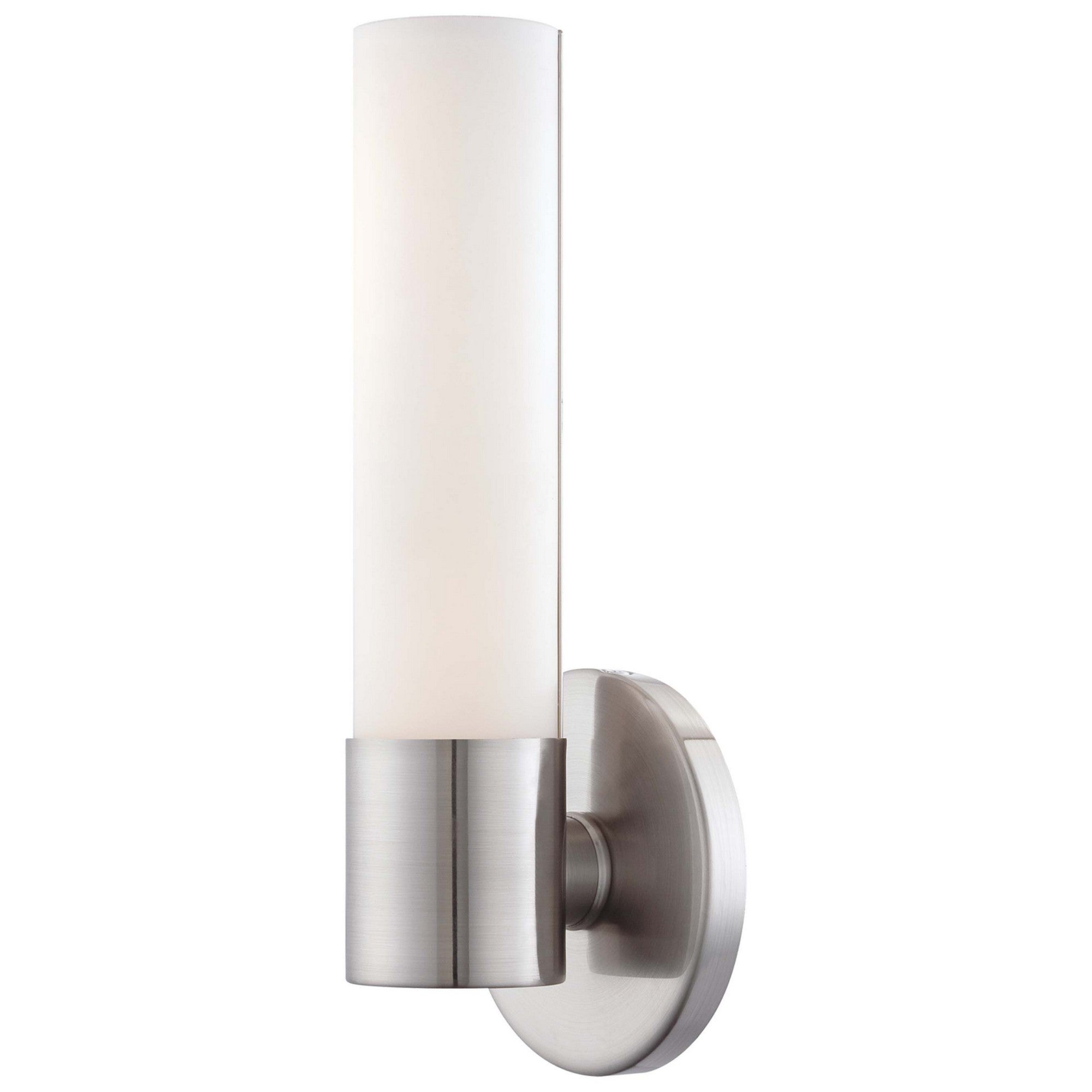 Saber 12" LED Wall Sconce, Brushed Nickel Finish - Bees Lighting