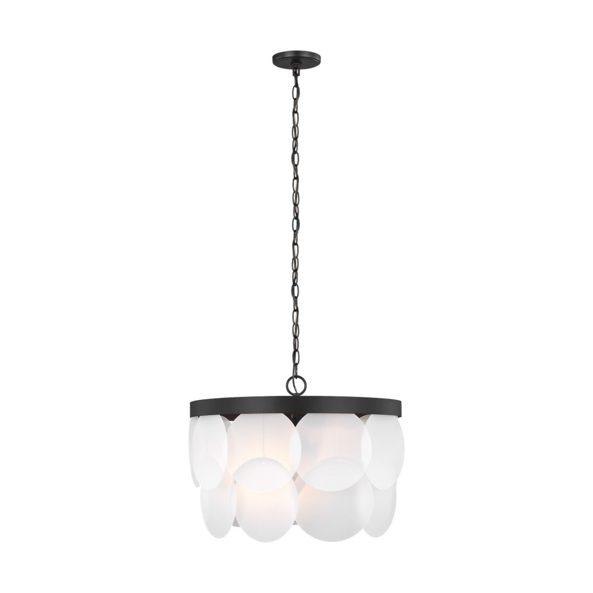 Mellita 21 in. 6 Lights Pendant Light Black Finish - Bees Lighting