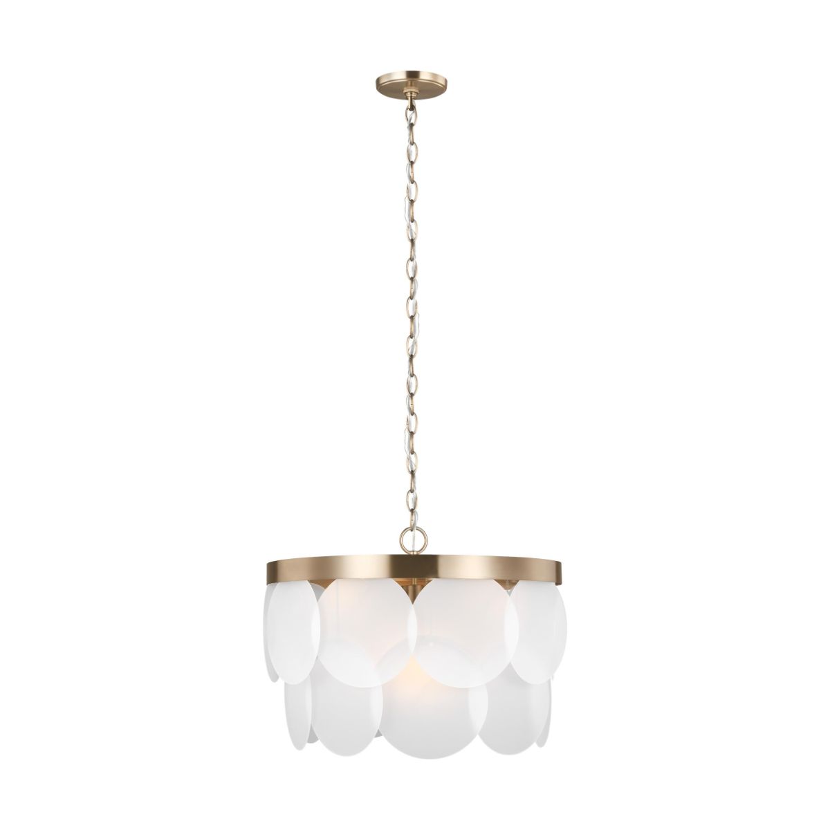 Mellita 21 in. 6 Lights Pendant Light Brass Finish - Bees Lighting