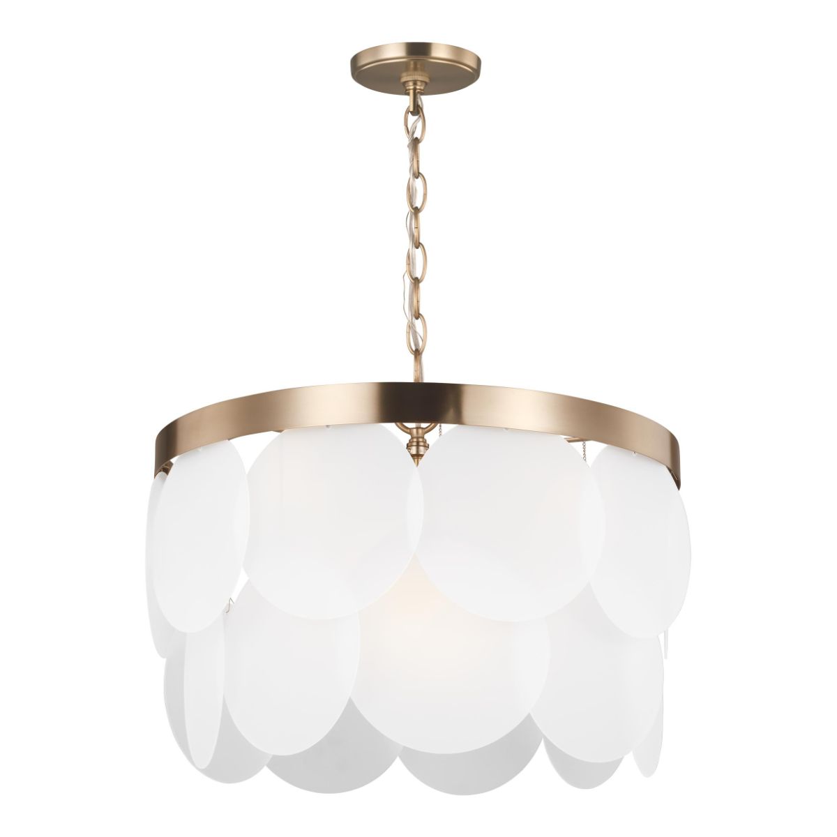 Mellita 21 in. 6 Lights Pendant Light Brass Finish - Bees Lighting