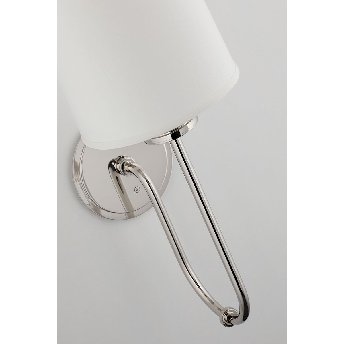 Jericho 21 in. Armed Sconce Polished Nickel finish - Bees Lighting
