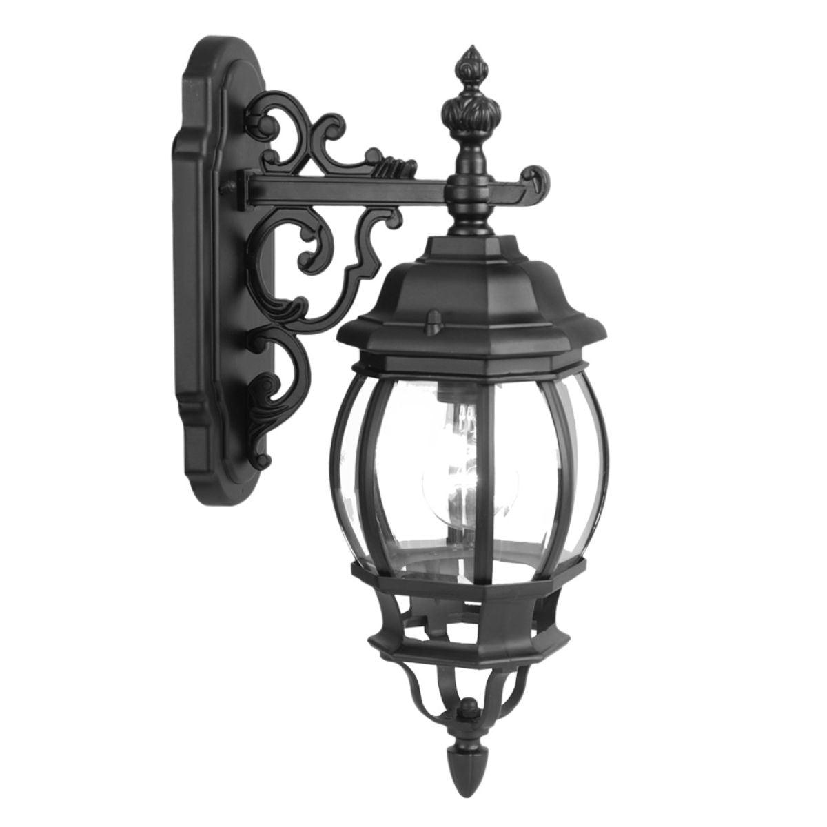 Chateau 18 In. Outdoor Wall Light Black Finish